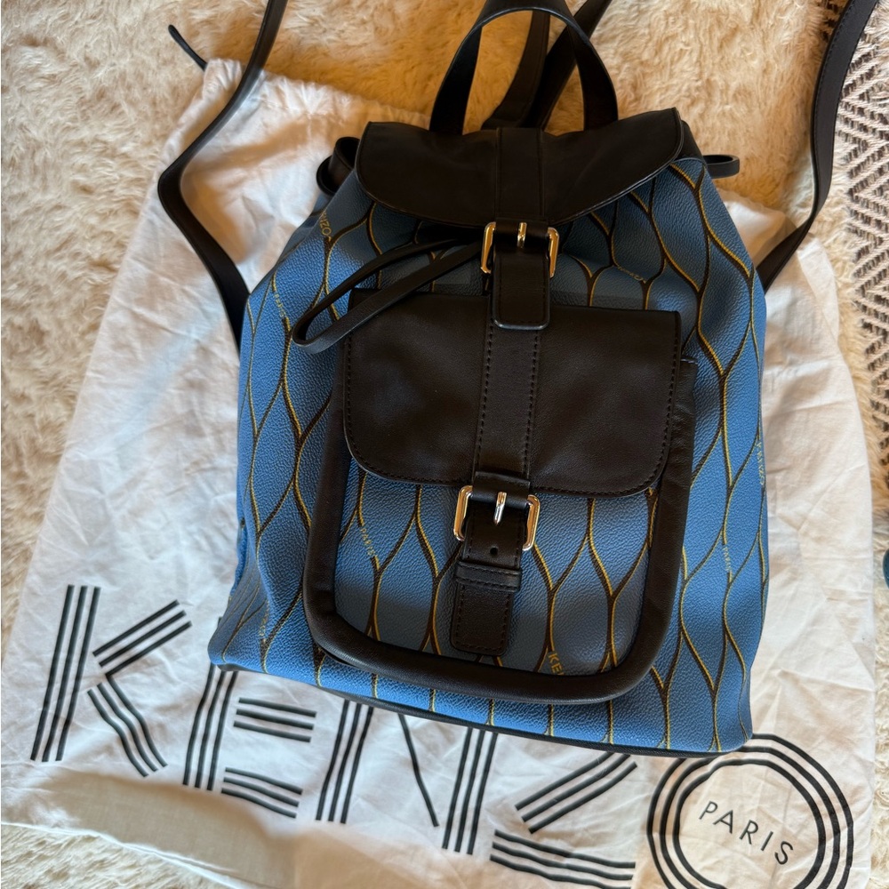 Kenzo Black and Blue Women's Backpack